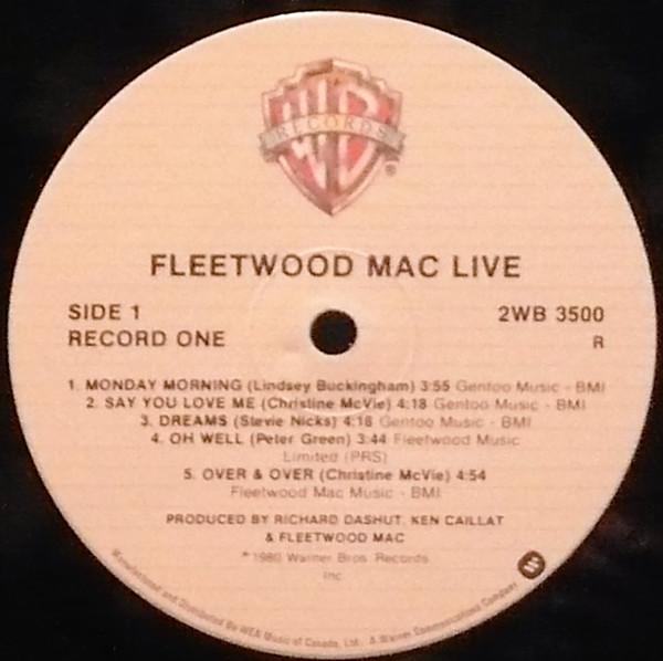 Fleetwood Mac - Fleetwood Mac Live (2xLP, Album, Gat) (Mint (M)) - Image 3