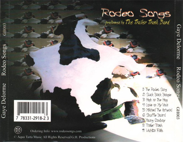Gaye Delorme - Rodeo Songs (CD, Album) (Near Mint (NM or M-)) - Image 2