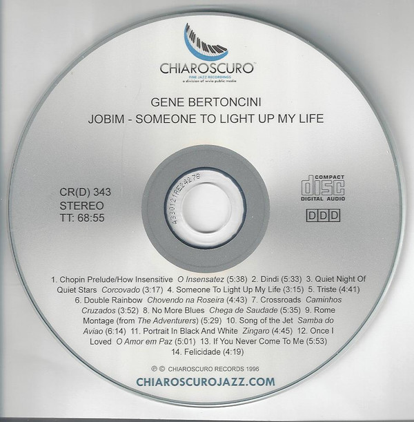 Gene Bertoncini - Someone To Light Up My Life (CD, Album, RE) (Near Mint (NM or M-)) - Image 3