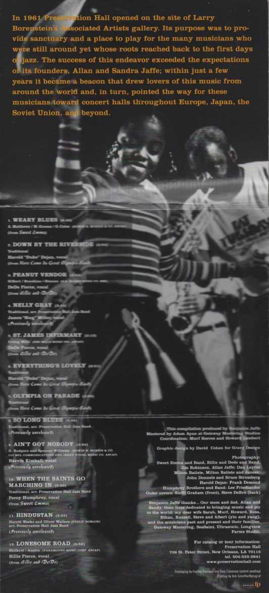 Preservation Hall Jazz Band - The Best of the Early Years (CD, Comp) (Near Mint (NM or M-)) - Image 3