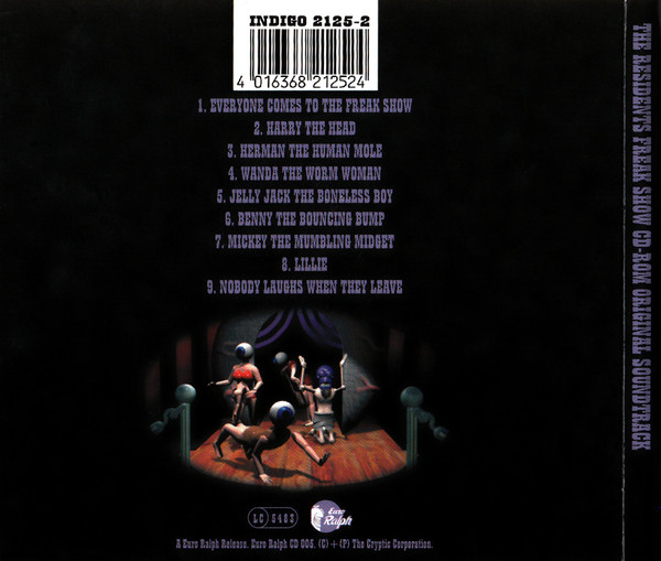 The Residents - Freak Show (CD-ROM Original Soundtrack) (CD, Album, RE, RM) (Near Mint (NM or M-)) - Image 2
