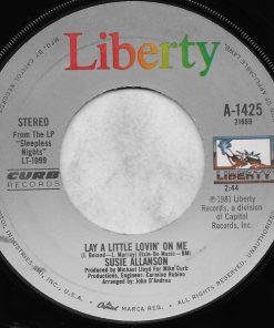 Alternative view of Susie Allanson - Love Is Knockin' At My Door (7", Single) (Very Good Plus (VG+))