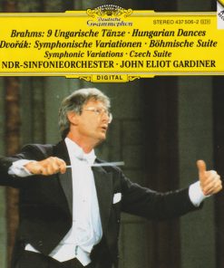 Johannes Brahms, Antonín Dvořák : NDR Sinfonieorchester, John Eliot Gardiner - 9 Ungarische Tänze = Hungarian Dances; Symphonische Variationen = Symphonic Variations, Böhmische Suite = Czech Suite (CD, Album, 4D ) (Near Mint (NM or M-))