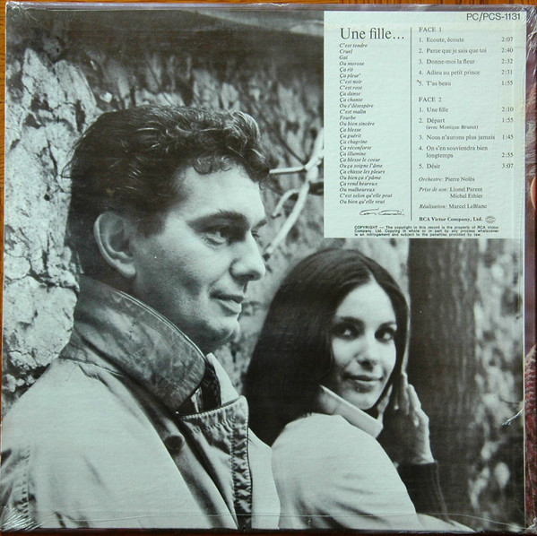 Guy Godin - Une Fille (LP, Album) (Mint (M)) - Image 2