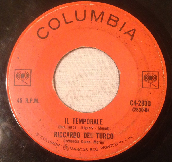 Riccardo Del Turco - Luglio (7", Single) (Near Mint (NM or M-)) - Image 2