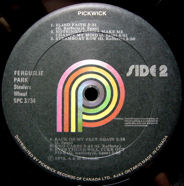 Stealers Wheel - Ferguslie Park (LP, Album, RE, RM) (Mint (M)) - Image 4