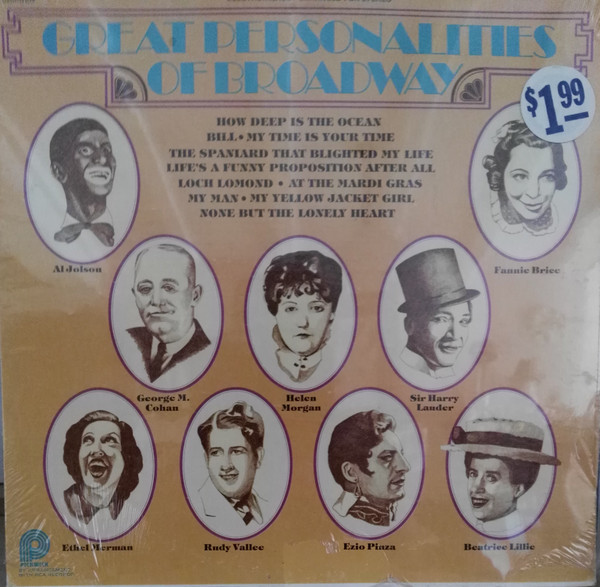 Various - Great Personalities Of Broadway (LP, Comp) (Mint (M))