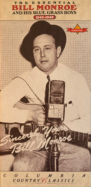 Bill Monroe & His Blue Grass Boys - The Essential Bill Monroe And His Blue Grass Boys (1945-1949) (2xCass, Promo + Box, Comp) (Mint (M))