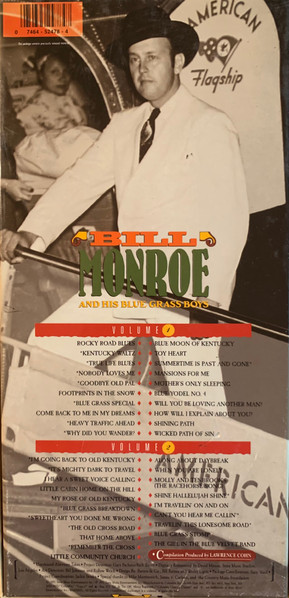 Bill Monroe & His Blue Grass Boys - The Essential Bill Monroe And His Blue Grass Boys (1945-1949) (2xCass, Promo + Box, Comp) (Mint (M)) - Image 2