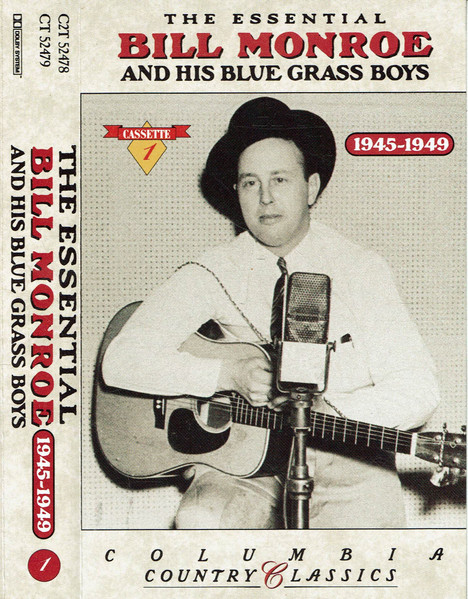 Bill Monroe & His Blue Grass Boys - The Essential Bill Monroe And His Blue Grass Boys (1945-1949) (2xCass, Promo + Box, Comp) (Mint (M)) - Image 3