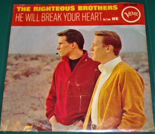 The Righteous Brothers - He / He Will Break Your Heart (7", Single, MGM) (Near Mint (NM or M-)) - Image 3