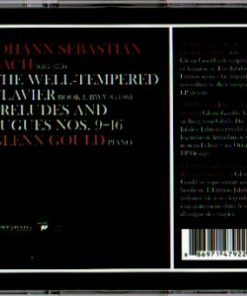 Alternative view of Johann Sebastian Bach - Glenn Gould - The Well-Tempered Clavier Book I Preludes And Fugues 9-16 (CD, Album, RE) (Near Mint (NM or M-))