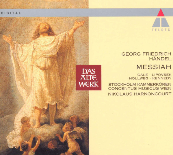 Georg Friedrich Händel - Elizabeth Gale • Marjana Lipovšek • Werner Hollweg • Roderick Kennedy • Kammarkören • Concentus Musicus Wien • Nikolaus Harnoncourt - Messiah (2xCD, Album, RE) (Near Mint (NM or M-))