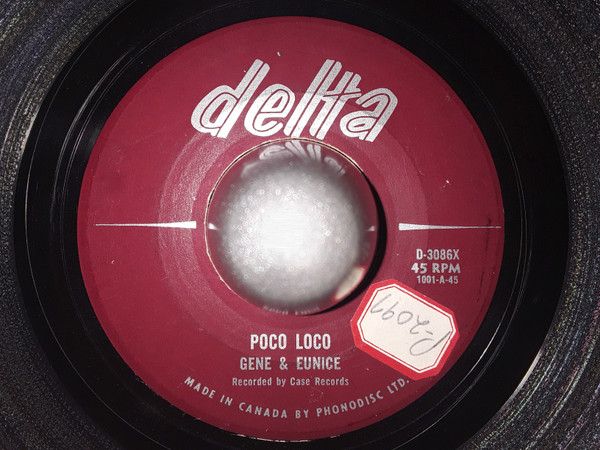 Gene And Eunice - Poco-Loco / Go-On Kokomo (7", Single) (Near Mint (NM or M-)) - Image 2
