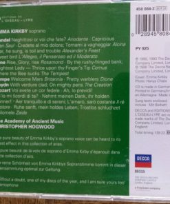 Alternative view of Georg Friedrich Händel, Thomas Arne, Joseph Haydn, Wolfgang Amadeus Mozart / Emma Kirkby, The Academy Of Ancient Music, Christopher Hogwood - Emma Kirkby Sings Handel, Arne, Haydn & Mozart (2xCD, Comp) (Near Mint (NM or M-))