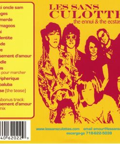 Alternative view of Les Sans Culottes - The Ennui & The Ecstasy (CD, Album) (Near Mint (NM or M-))