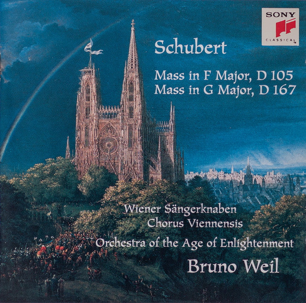 Franz Schubert - Die Wiener Sängerknaben, Chorus Viennensis, Orchestra Of The Age Of Enlightenment, Bruno Weil - Mass In F Major, D 105 / Mass In G Major, D 167 (CD, Album) (Near Mint (NM or M-))
