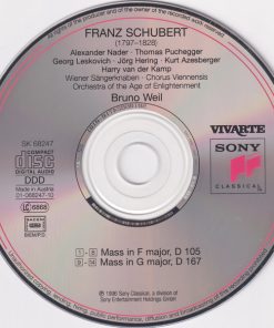 Franz Schubert - Die Wiener Sängerknaben, Chorus Viennensis, Orchestra Of The Age Of Enlightenment, Bruno Weil - Mass In F Major, D 105 / Mass In G Major, D 167 (CD, Album) (Near Mint (NM or M-)) - Image 3