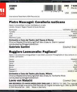 Alternative view of Pietro Mascagni / Ruggiero Leoncavallo - Franco Corelli - Cavalleria Rusticana; Pagliacci (2xCD, Album, RE, RM) (Near Mint (NM or M-))