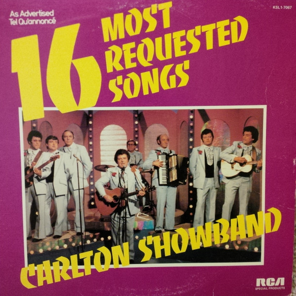 The Carlton Showband - 16 Most Requested Songs (LP, Album) (Mint (M))