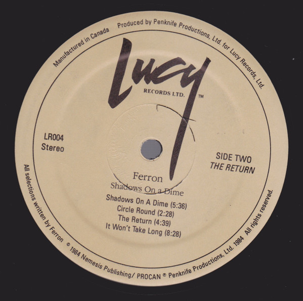 Ferron (2) - Shadows On A Dime (LP, Album, Gat) (Mint (M)) - Image 4