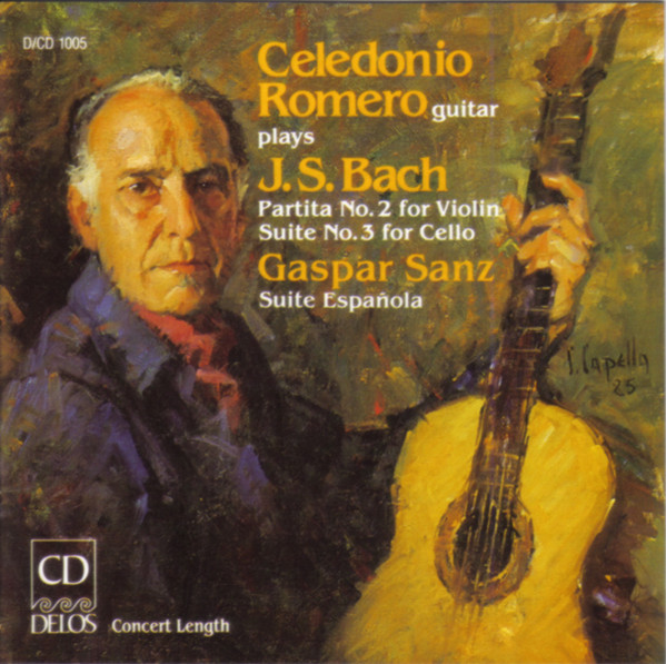 Celedonio Romero - Bach / Sanz (CD, Album) (Near Mint (NM or M-))