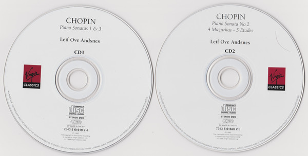 Frédéric Chopin, Leif Ove Andsnes - The Piano Sonatas / 5 Etudes - 4 Mazurkas (2xCD, Comp, RE) (Near Mint (NM or M-)) - Image 3