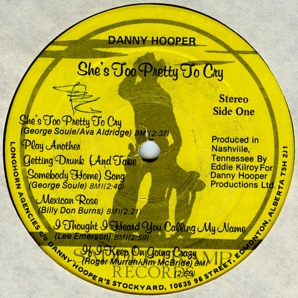 Danny Hooper (2) - She's Too Pretty To Cry (LP, Album) (Mint (M)) - Image 3
