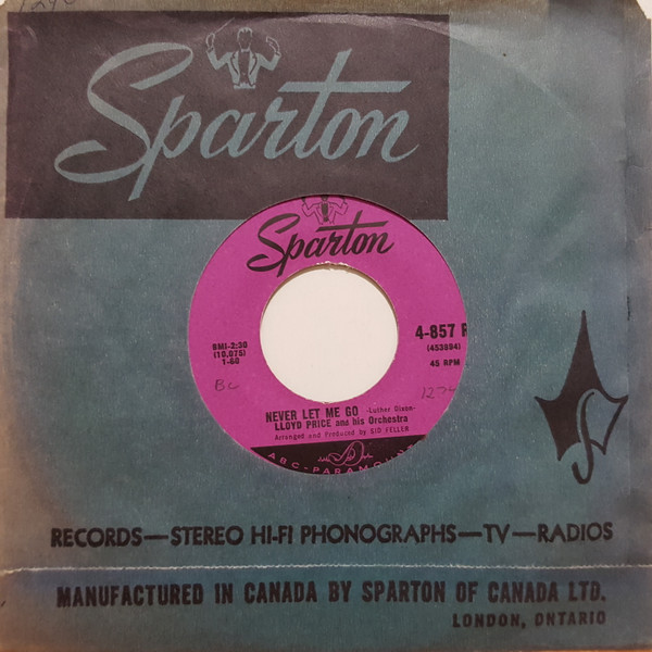 Lloyd Price And His Orchestra - Lady Luck (7", Single) (Near Mint (NM or M-)) - Image 2