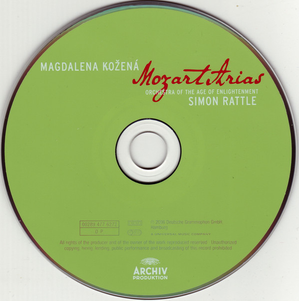Wolfgang Amadeus Mozart, Magdalena Kožená, Sir Simon Rattle, Orchestra Of The Age Of Enlightenment - Mozart Arias (CD, Album, Dig) (Mint (M)) - Image 5