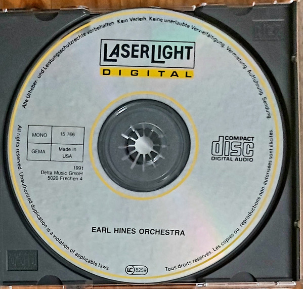 Earl Hines And His Orchestra - Earl Hines Orchestra (CD, Comp, Mono) (Near Mint (NM or M-)) - Image 3