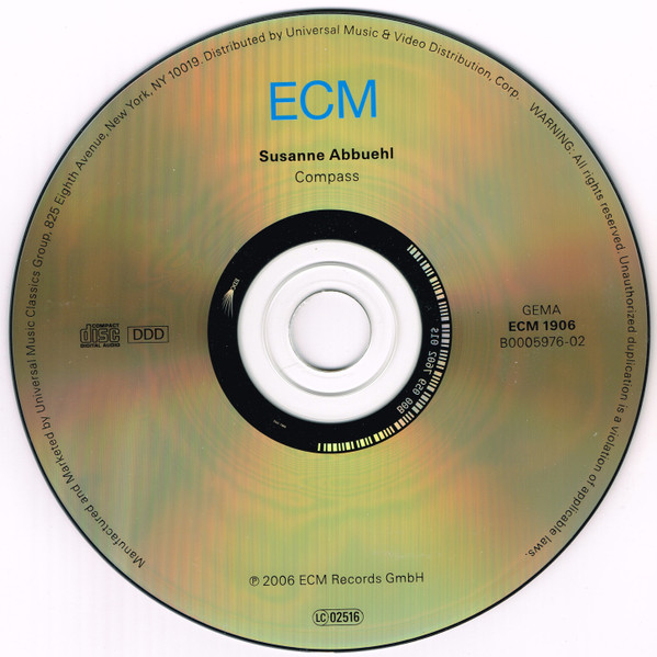Susanne Abbuehl - Compass (CD, Album) (Mint (M)) - Image 3