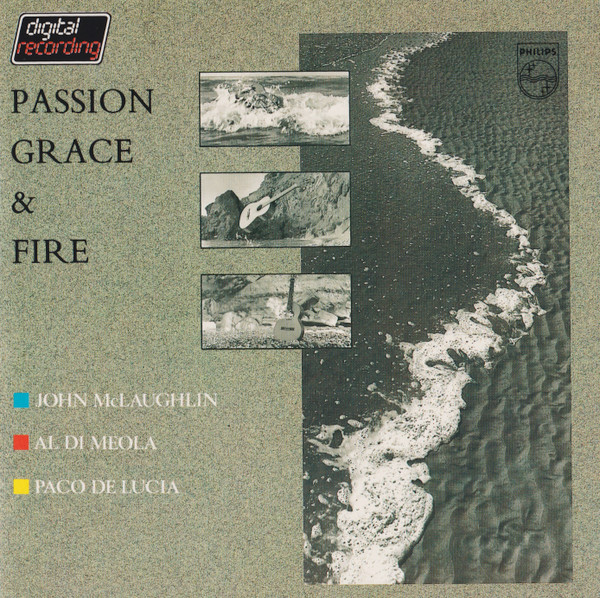 John McLaughlin, Al Di Meola, Paco De Lucía - Passion Grace & Fire (CD, Album) (Mint (M))