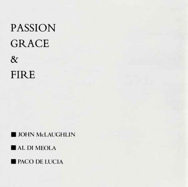 John McLaughlin, Al Di Meola, Paco De Lucía - Passion Grace & Fire (CD, Album) (Mint (M)) - Image 4