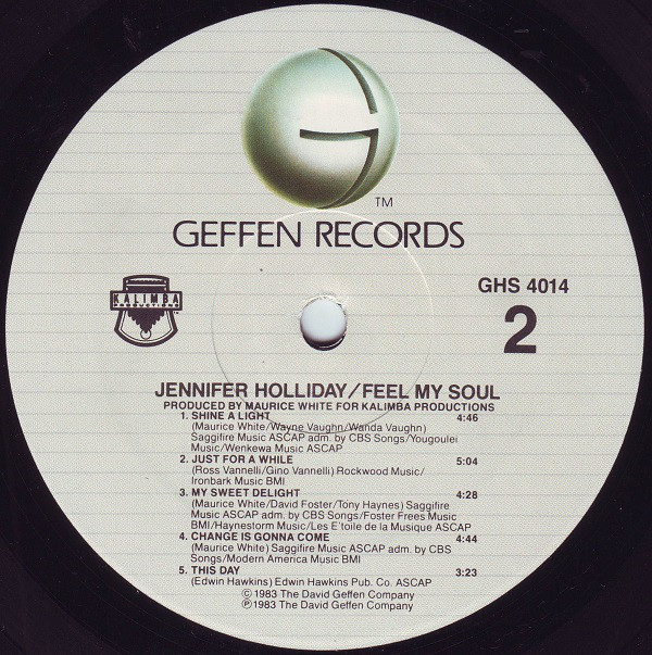 Jennifer Holliday - Feel My Soul (LP, Album, All) (Mint (M)) - Image 4
