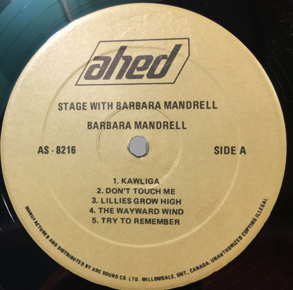 Barbara Mandrell - On Stage (LP) (Mint (M)) - Image 3