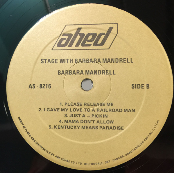 Barbara Mandrell - On Stage (LP) (Mint (M)) - Image 4