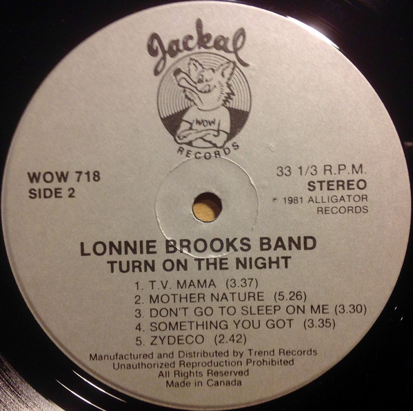 The Lonnie Brooks Band - Turn On The Night (LP, Album) (Mint (M)) - Image 4
