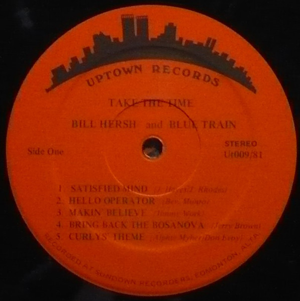 Bill Hersh - Take The Time (LP) (Mint (M)) - Image 2