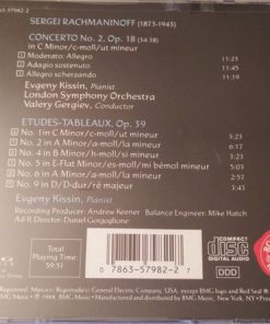 Alternative view of Yevgeny Kissin, Sergei Vasilyevich Rachmaninoff, London Symphony Orchestra, Valery Gergiev - Concerto No. 2 - 6 Etudes-Tableaux (CD, RE) (Near Mint (NM or M-))