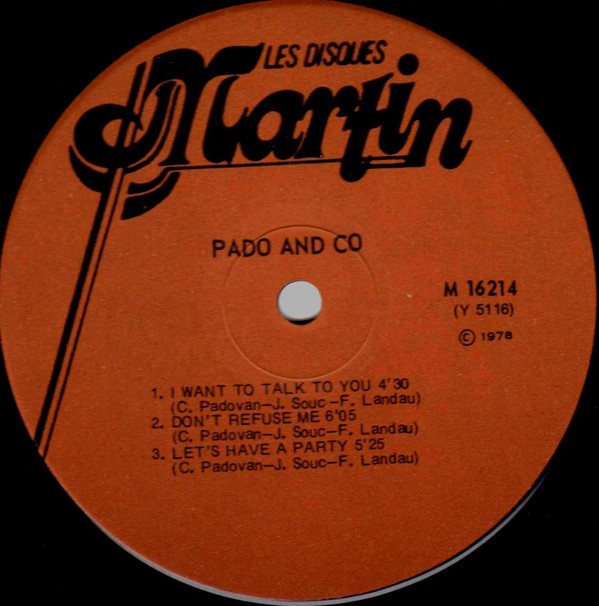 Pado & Co - Pado & Co (LP, Album) (Mint (M)) - Image 3