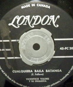 Alternative view of Vicentico Valdés Y Su Orquesta - Cualquiera Baila Batanga (7") (Very Good Plus (VG+))