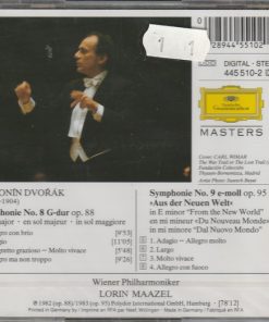 Alternative view of Antonín Dvořák, Wiener Philharmoniker, Lorin Maazel - Symphonien Nos. 8 & 9 - »Aus Der Neues Welt«  -  »From The New World - Du Nouvean Monde« (CD, Album, Comp) (Near Mint (NM or M-))