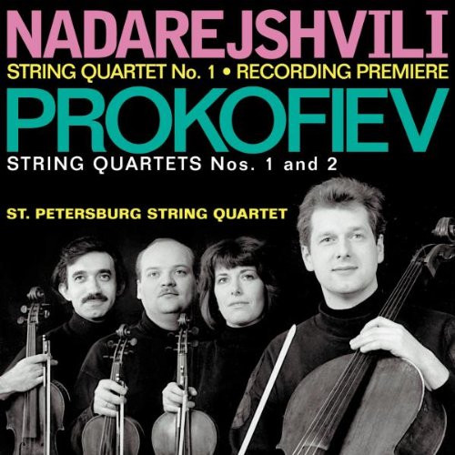 Zurab Nadarejshvili / Sergei Prokofiev, St. Petersburg String Quartet - String Quartet No. 1; String Quartet Nos. 1 And 2 (CD, Album) (Near Mint (NM or M-))