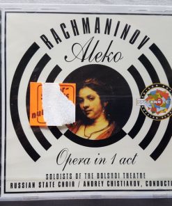 Alternative view of Sergei Vasilyevich Rachmaninoff - Soloists Of The Bolshoi Theatre, Государственный Академический Русский Хор Им. А. В. Свешникова, Андрей Чистяков - Aleko, Opera in 1 Act (CD, RE) (Near Mint (NM or M-))