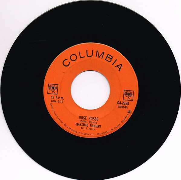 Massimo Ranieri - Il Mio Amore Resta Sempre Teresa / Rose Rosse (7", Single) (Near Mint (NM or M-))
