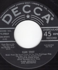 Alternative view of Elmer Bernstein & Orchestra - "Main Title" From "The Man With The Golden Arm" / Clark Street (7") (Near Mint (NM or M-))