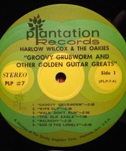 Harlow Wilcox And The Oakies - Groovy Grubworm And Other Golden Guitar Greats (LP) (Mint (M)) - Image 3