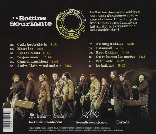 La Bottine Souriante - Appellation D'Origine Controlee (CD, Album) (Near Mint (NM or M-)) - Image 2