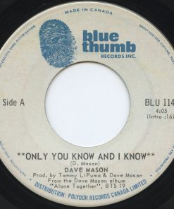 Dave Mason - Only You Know And I Know  (7") (Near Mint (NM or M-))